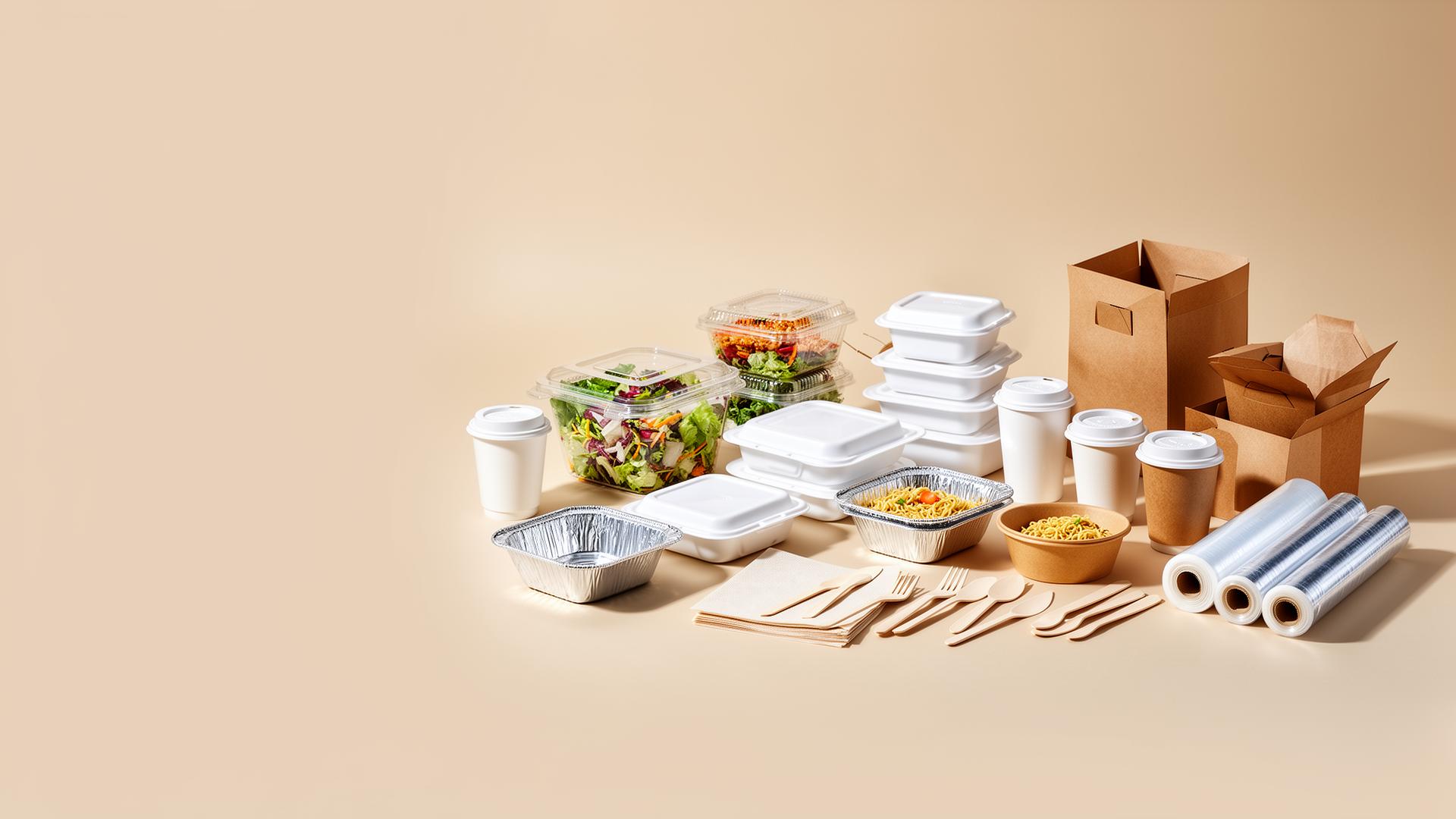 Asortiman ambalaže Gastro Pak: PET, PP, stiropor, aluminijumska, kraft, papirna galanterija, čaše i folije