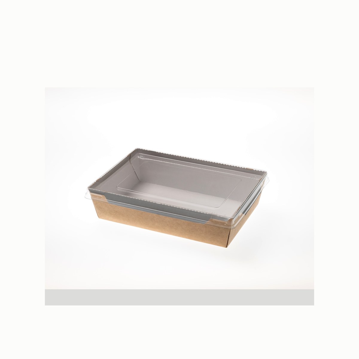 TUK TUK 750ML KRAFT WHITE  (400/250) - Kraft posude za hranu Gastro Pak